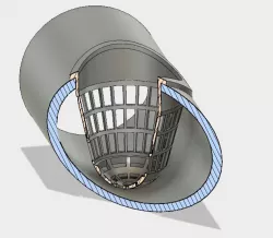 3.5inch Hydroponics Net Cup for 4inch PVC Pipe