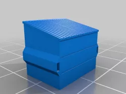  4 yard Dumpster - 15mm scale