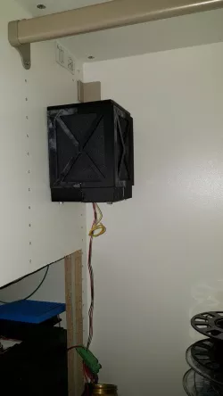 Active coal filter holder for 120mm computer fan