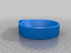 Candle plate with handle (for 80mm diameter candle)