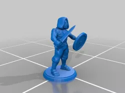 Cleric Rogue Miniature
