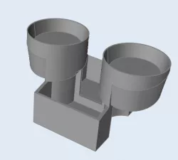 Coffee cup holder for C32 Nissan Laurel