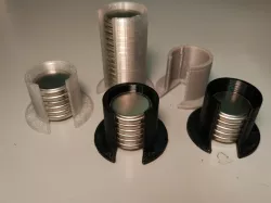 CR2032 or CR2016 or CR2025 etc... Storage holder