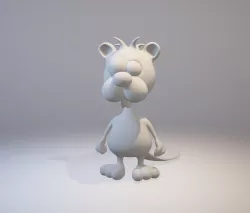 Crazy and Cute Beaver