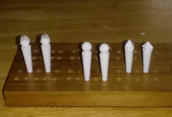 Cribbage pegs
