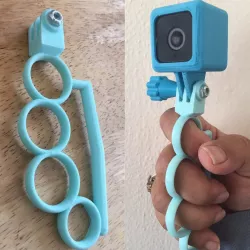 Customizable GoPro Knuckle Grip