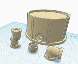 Epic Pipeline Storage Tank and Connectors
