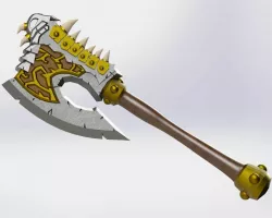 Gorehowl Battle Worn Axe Head