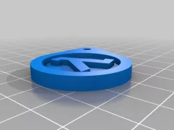 Half Life logo keychain