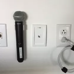 Handheld Wireless Microphone Wall / Panel Mount