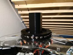 Horizontal spool holder for the µdelta 3D printer