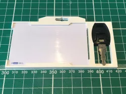 ID Card Holder With Key