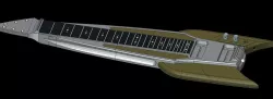Lap Steel Guitar, vintage SciFi style. For 200mm and larger printers