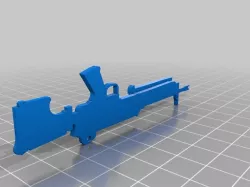 Light Machine Gun for Scale Models