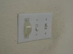 Light switch blocking cover