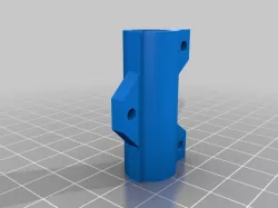 My Customized HyperCube printable X bushing with integrated clamp - 9.95mm 8 tooth 4 perimeters