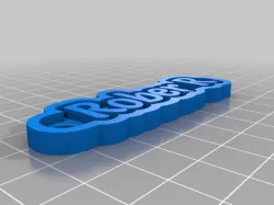 My Customized Multiline Tag or Keychain Rober 4.8