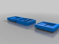 Prototipo interni valigetta per componenti elettronici