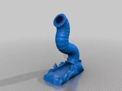 Purple Worm dice tower