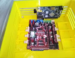 Ramps-FD V1 RevA and Tl-Smoothers for Arduino DUE and Orange Pi PC case for 3D Printer with 120 mm internal fan cooling and OctoPrint 