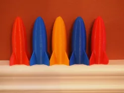 Rocket Print Test with rounded nose