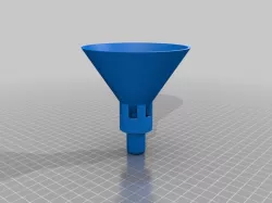 Screwable funnel for bottles
