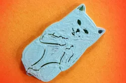 Separador de libros del gato grosero - Dirty Cat Bookmark