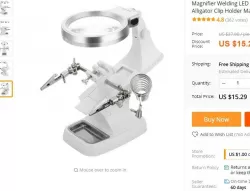 Soldering Magnifier rework