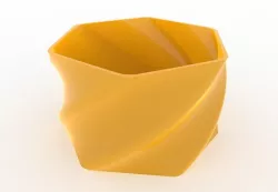 Spiral plant pot