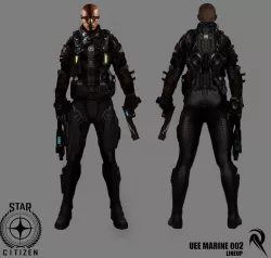 Star Citizen UEE Marine 1/100 Scale