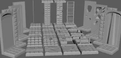 Stone brick tiles set (28MM)