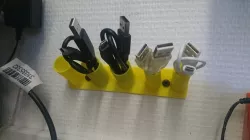 Usb cable holder