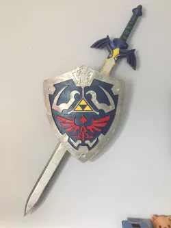 Wall Hanger for Master Sword and Hylian Shield
