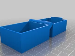 Watch box with hinge and latch