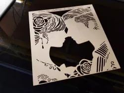 Wedding stencil (Gift)