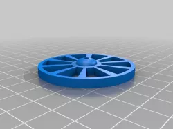 Wheel with 10 sticks for modeling