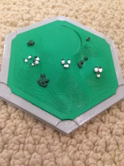 wool tile with extra sheep