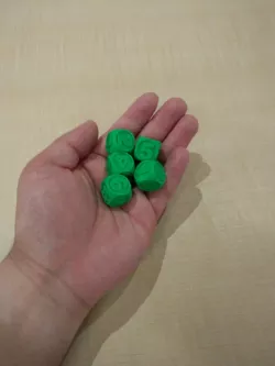 Yatzee Dice 3D Printed