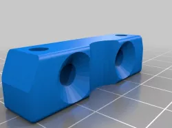 Z Axis Motor Mount for Creality CR-10 - Corrected for Glass holder Y Axis travel