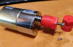 17mm Hex Hub for 6mm shaft motor.