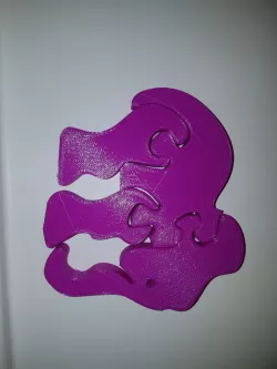 3D printed Puzzle, Elephant