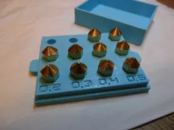 3D Printer Nozzle storage case !