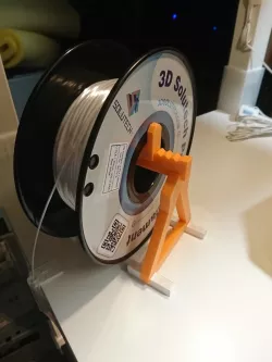 Adjustable spool suspender/holder