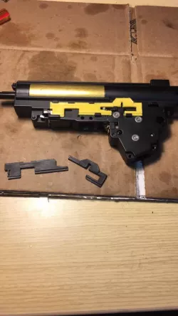 Airsoft G36/UMP selector plate