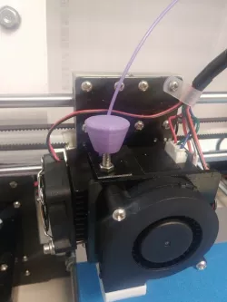 anet a8 extruder button