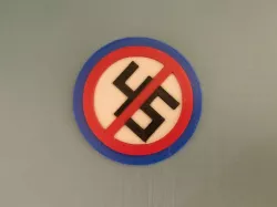 Anti-45 button - to protest Donald Trump
