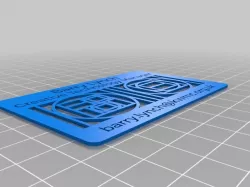 Bad Custom Business Card