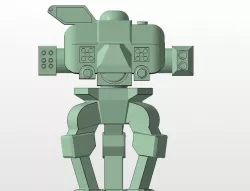 Battletech boardgame: SuperHeavy class tripod mech.