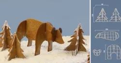 Bear & Tree COOKIE CUTTER