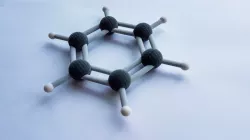 Benzene molecule model